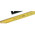 Plastic Ruler and Level Combination w/ Magnet (48")